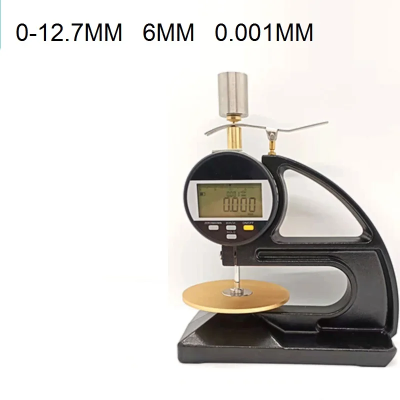 0-25. 4 MM 6MM-10MM Masa üstü dijital pointer kauçuk plastik kalınlık ölçer kalınlık ölçer test cihazı ölçme aracı