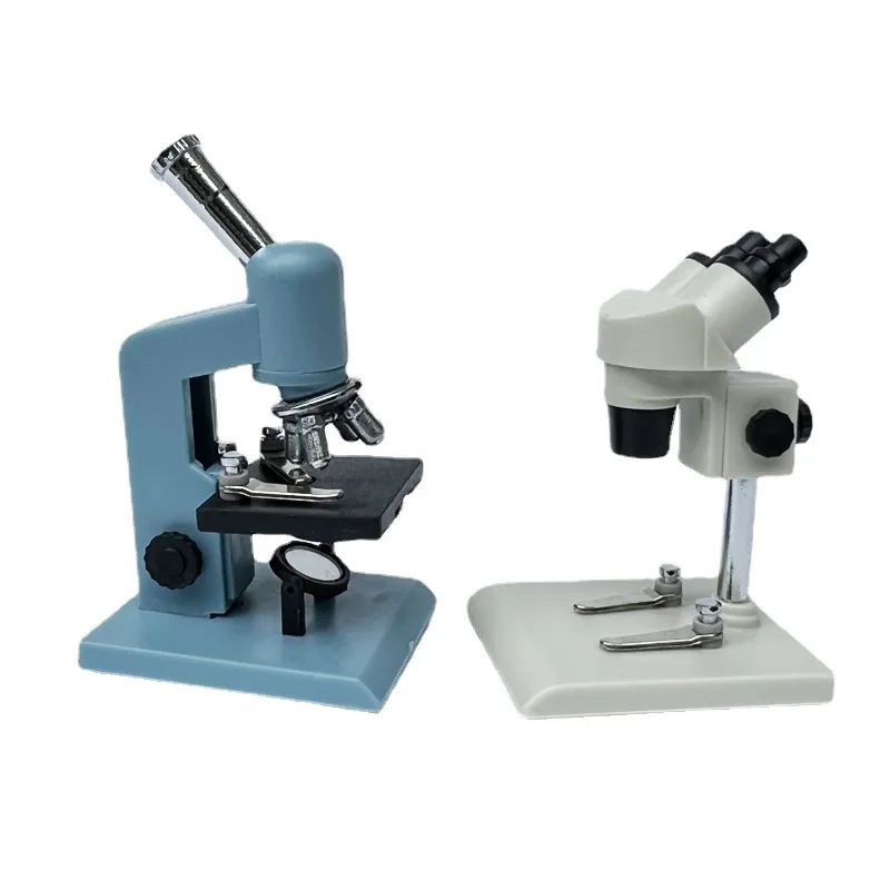 1/6 Ölçekli Minyatür Dollhouse Mikroskop Modeli Mini seramik karo Barbie OB11 Bebek Aksesuarları