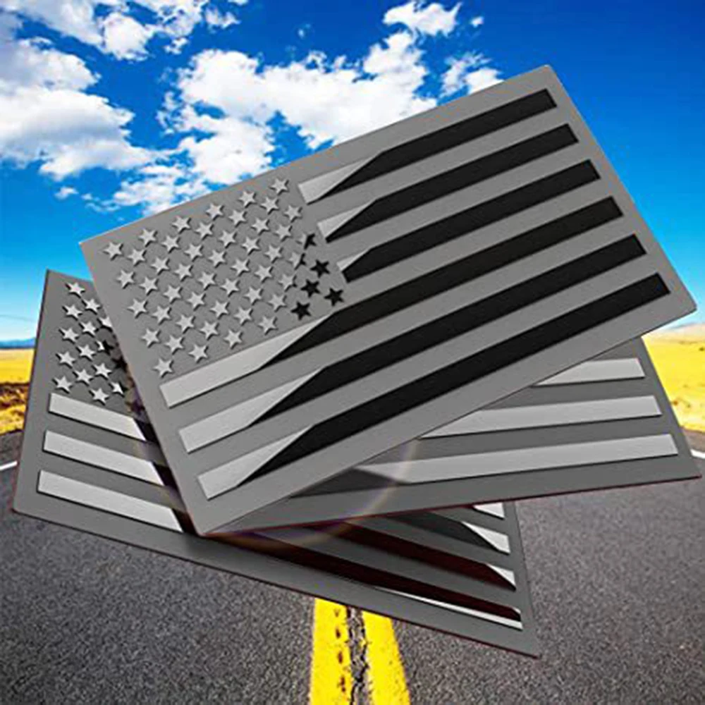 1 Adet Amerikan Bayrağı Amblemi Çıkartmalar Kabartmalı 3D Metal ABD Bayrağı Araba Çıkartmaları Küçük ABD tampon çıkartması Kamyon RV SUV İçin Motosiklet