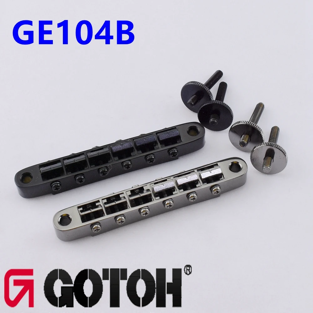 1 Takım Gotoh GE104B Açık Taban Uzun Eyer Vidalar Ayar-O-Matic Elektro Gitar Köprüsü JP (Kökeni)