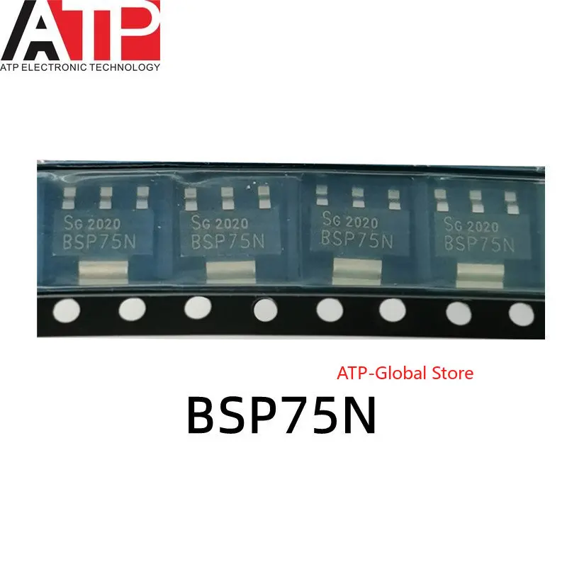 10 adet BSP75N SOT-223 - 4 Entegre çip IC orijinal stok