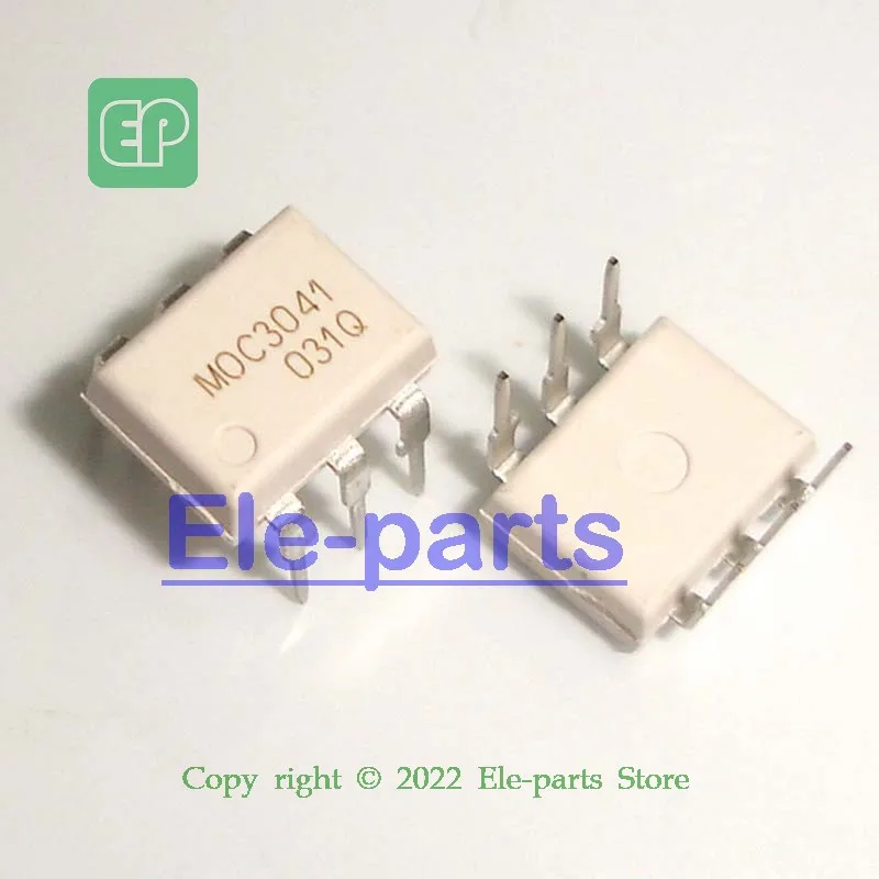 100 ADET MOC3041 DIP - 6 MOC3041M 6-Pin DIP E n e n e n e n e n e n e n e n e n e Çapraz Triyak Sürücü Çıkışı Optocoupler (250/400 Volt Tepe) çip IC