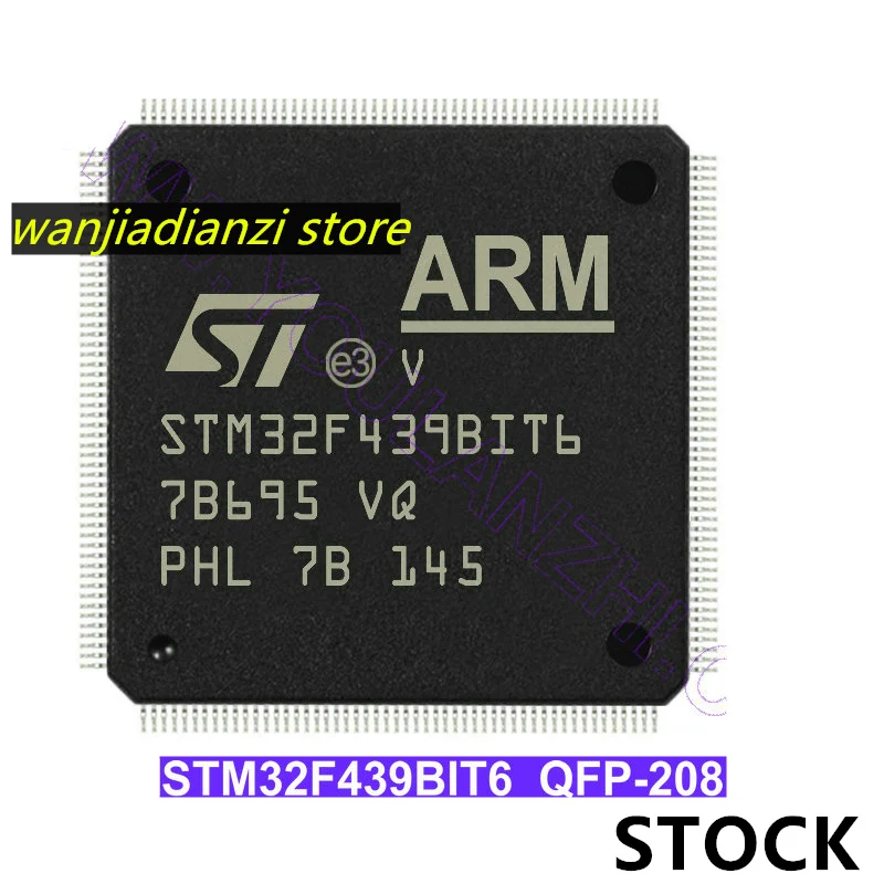 100 % Yeni Orijinal STM32F439BIT6 QFP208 STM32F439 tek çipli mikro denetleyici LQFP208 32F439BIT6 LQFP-208 STM32 cips