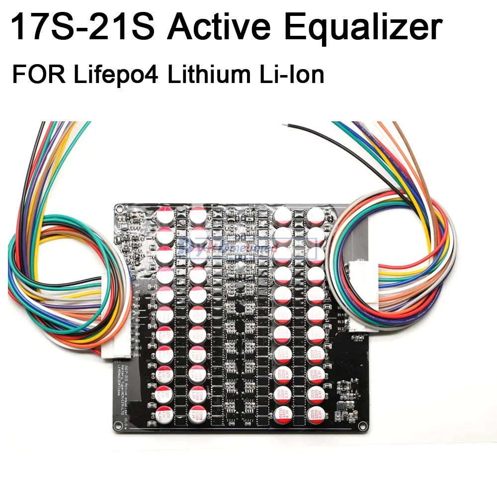 17S-21S 20S Aktif Ekolayzır yüksek akım 5A Li-ion Lifepo4 Lityum pil koruma levhası kondansatör dengesi 60V 72V 3.2 v 3.7 v