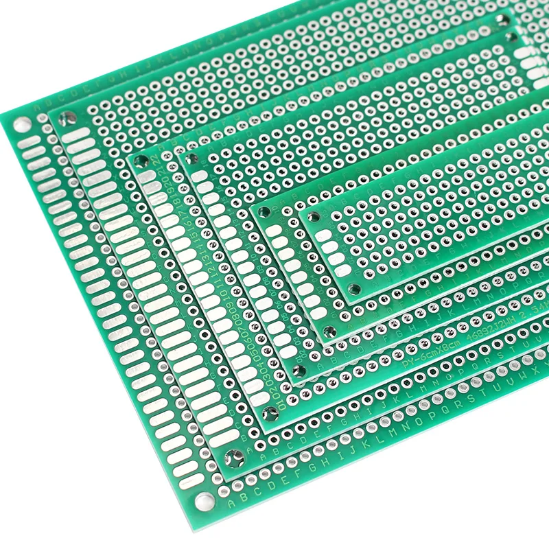 2 ADET Çift Taraflı PCB kartı 10*22CM 12 * 18CM Yeşil DIY Prototip Pcb Evrensel Kurulu