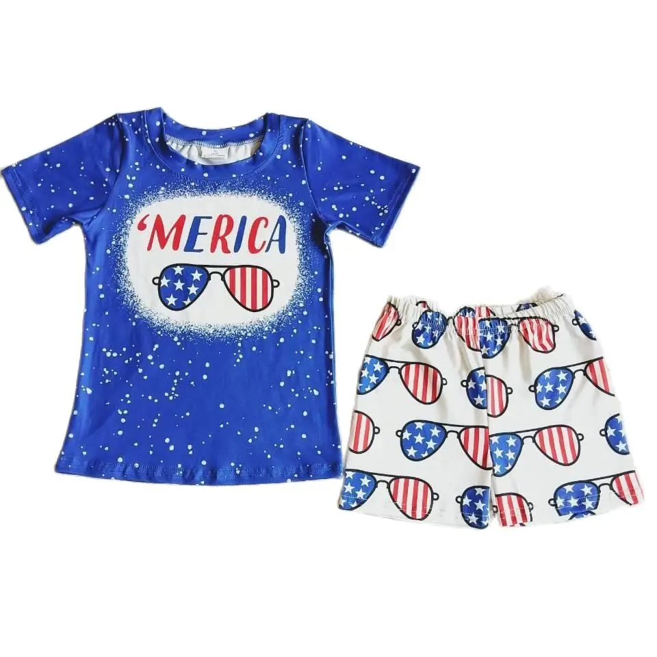 4 Temmuz Bebek Giysileri Çocuk Toptan Bebek Kıyafeti Bağımsızlık Yürümeye Başlayan Çocuk Seti