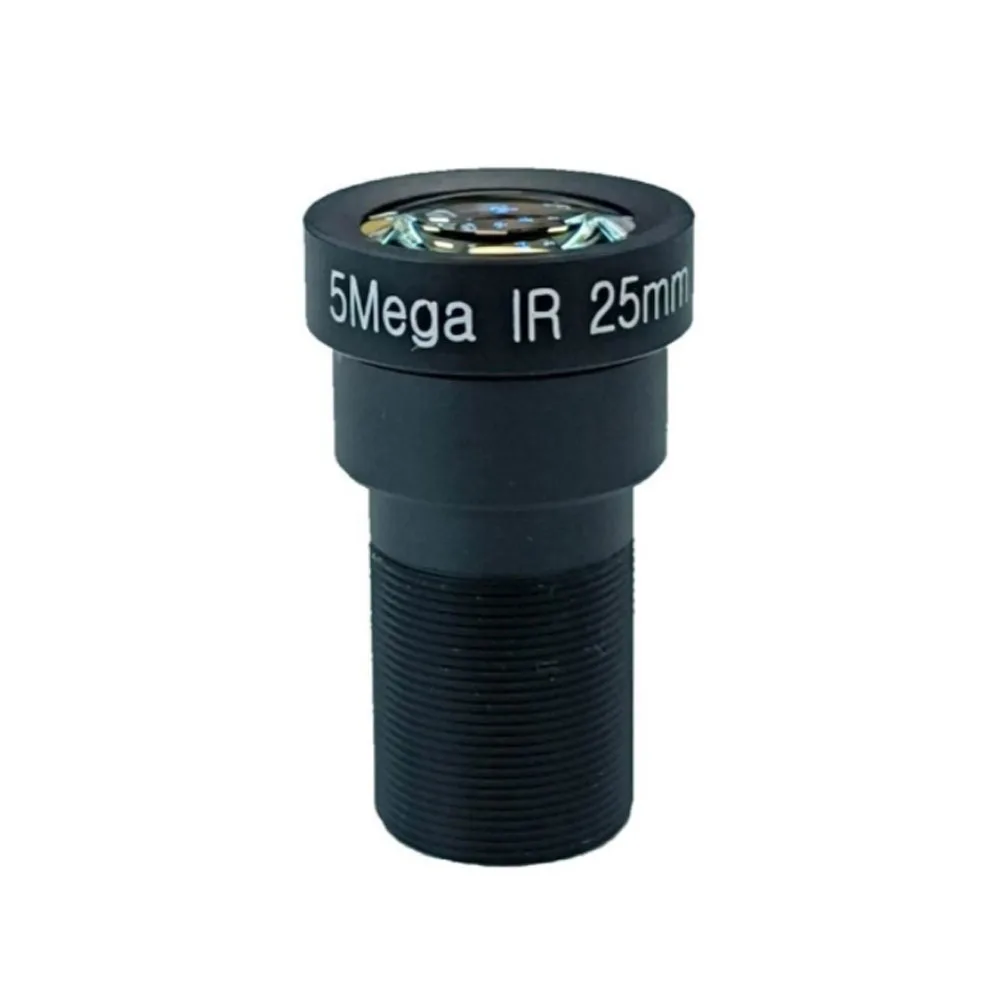 5MP 25mm lens CCTV Lens HD Uzun Görüş Mesafesi Diyafram F1.8 Format / 1 / 1 8 Bozulma Yok 650nm IR Filtre Kameralar için
