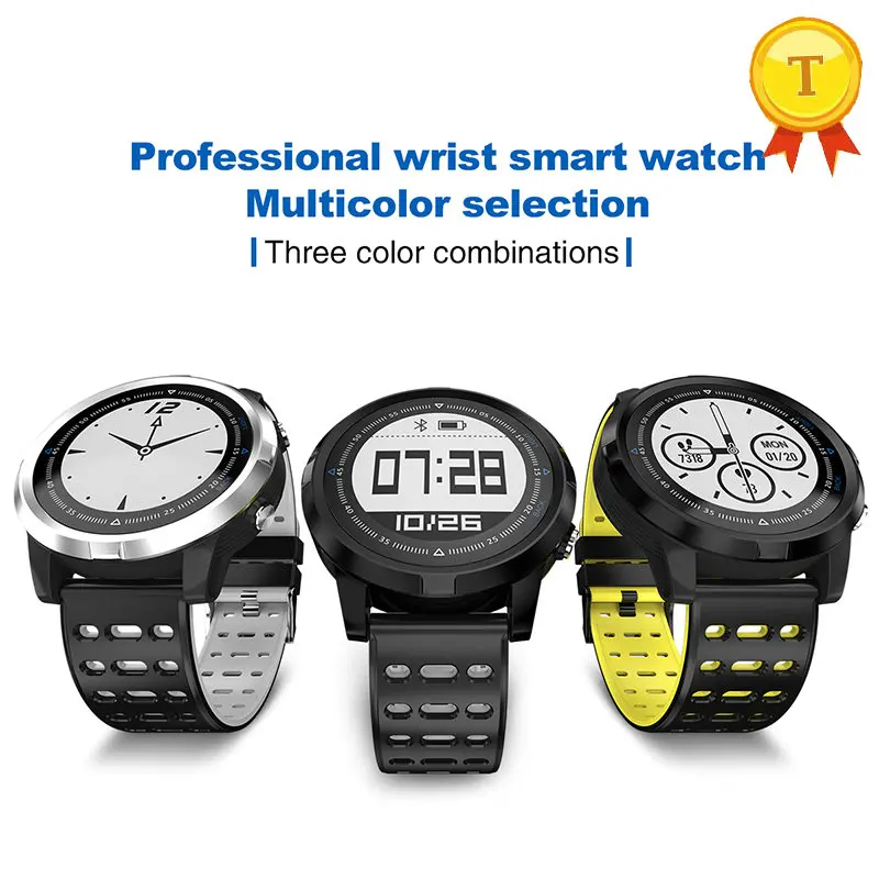 Akıllı saat çok renkli seçim kalp hızı izleme GPS ıp68 su geçirmez tam dokunmatik ekran akıllı spor saat kol saati