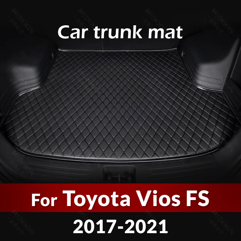 Araba Gövde Mat Toyota Vios İçin FS 2017 2018 2019 2020 2021 Özel Araba Aksesuarları Oto İç Dekorasyon