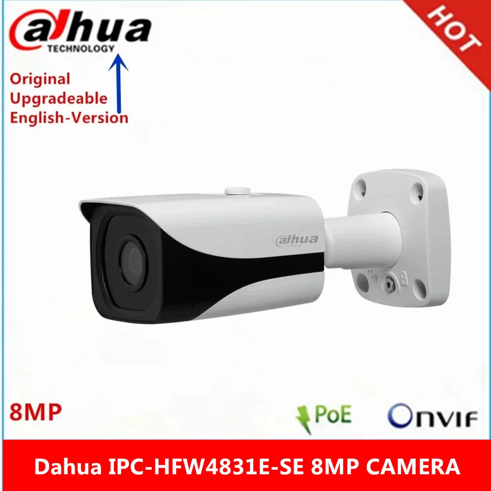 Dahua IPC-HFW4831E-SE Ultra HD 8MP dahili sd kart yuvası IP67 IR40M POE 4K IP Kamera
