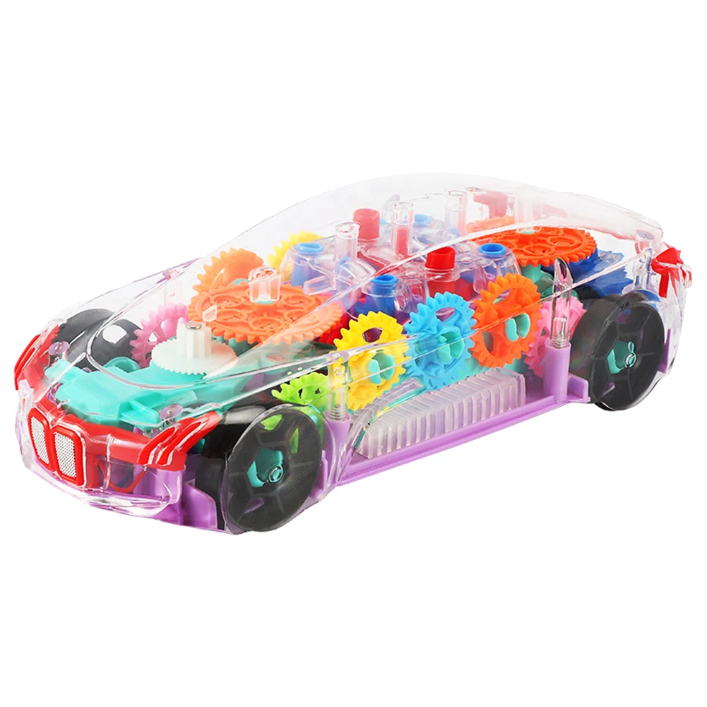 Elektronik araba oyuncak ışık parlayan yarış pisti yanıp sönen çocuk demiryolu aydınlık parça mekanik rotasyon araç eğitim oyuncaklar