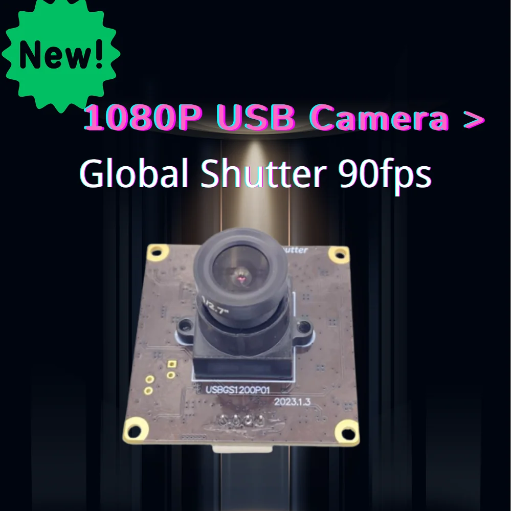 ELP Yeni Küresel Deklanşör 1200P 1080P 90fps Yüksek Hızlı Aptina AR0234 Sensörü Kamerası USB Kamera Modülü Yüksek Hızlı Hareket Yakalama