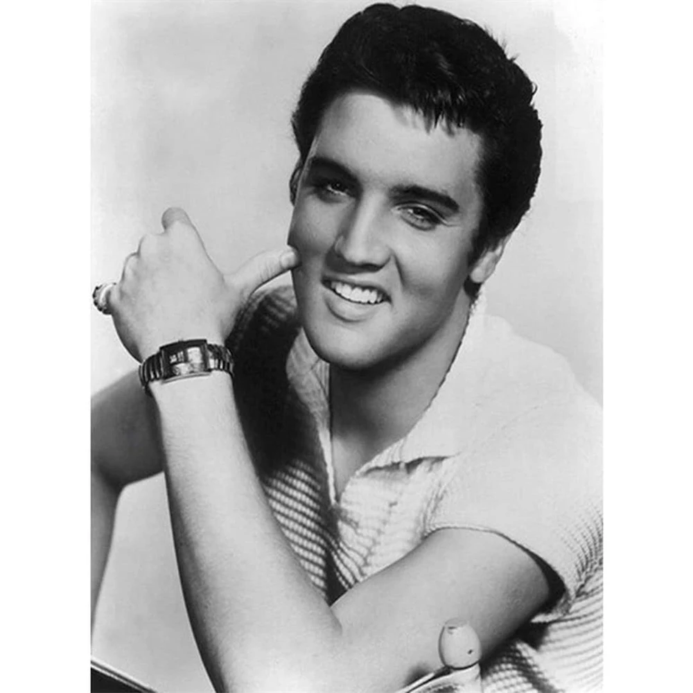 Elvis Presley DIY Çapraz Dikiş 11CT Nakış Kitleri Zanaat Dikiş Seti Baskılı Tuval pamuk ipliği Ev Dekorasyon Odası