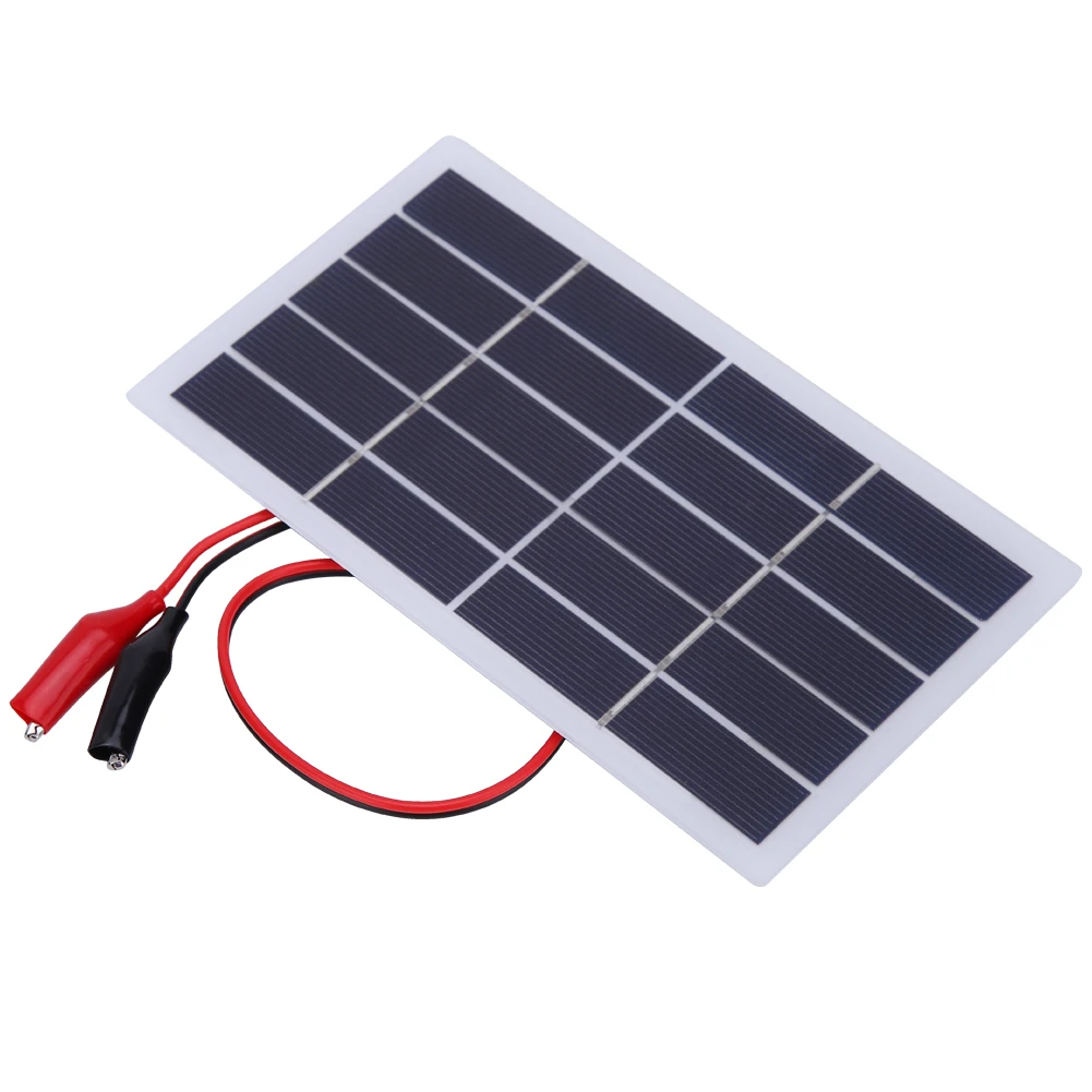 Fotovoltaik Paneller 2W 5V Polisilikon güneş PANELI İnce İşçilik Kamp Alanı için Günlük Mobilya Açık