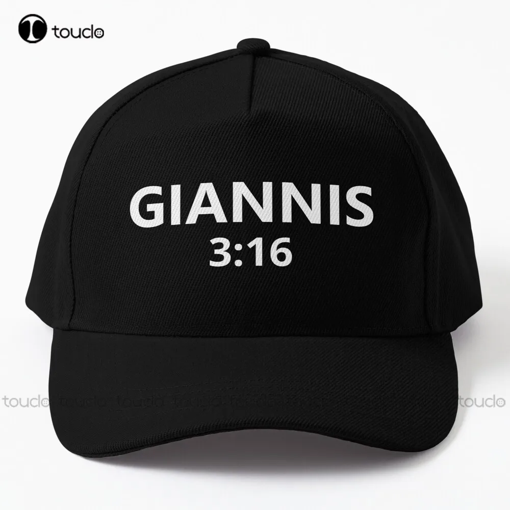 Giannis 3: 16 Steve Austin beyzbol şapkası Kırmızı Kapaklar Açık Basit Vintage Vizör Rahat Kapaklar Hip Hop şoför şapkaları Karikatür