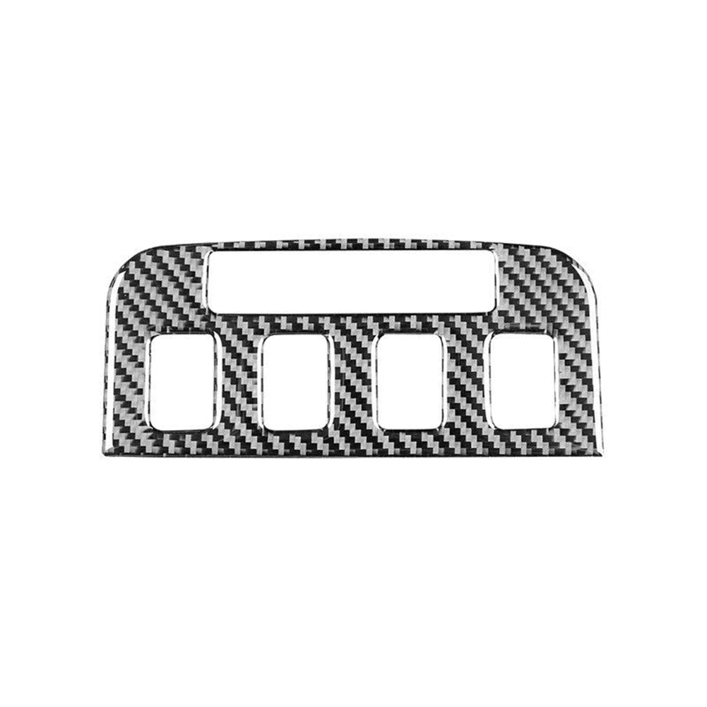 GS 2006-2011 için İç Aksesuarları Karbon Fiber Araba Ayar Anahtarı Paneli Kapak Trim Sticker