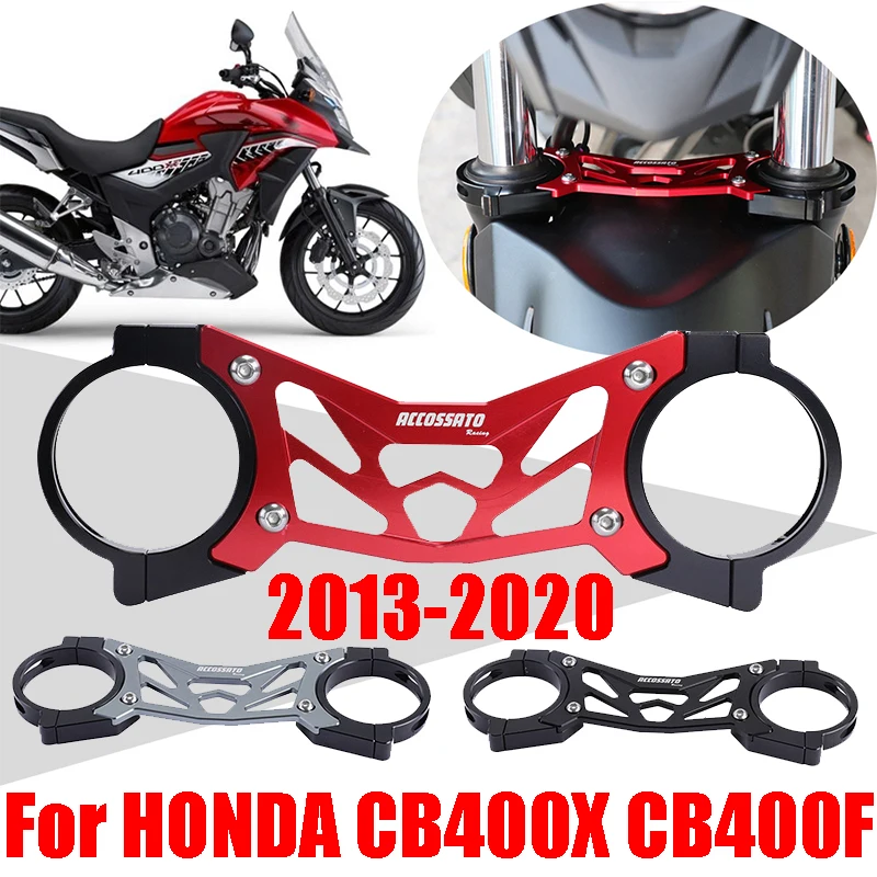 HONDA için CB400X CB400F CB400 CB 400 X F 2013 - 2020 Motosiklet Aksesuarları Denge Şok Ön Çatal Brace Sabitleyici Braketi