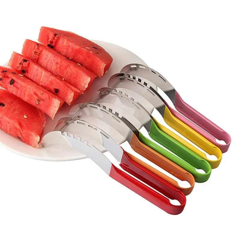 Karpuz Dilimleme Kesici Dilimleme Bıçağı paslanmaz çelik kesme makinesi Meyve Kavun Mutfak Meyve Kesme Aracı Mutfak Gadget