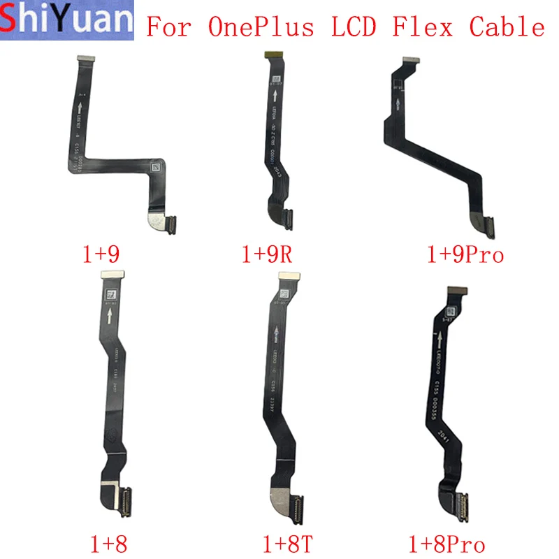 LCD Anakart Kurulu Bağlayıcı Flex Kablo OnePlus 9 9R 9 Pro 8 8T 8 Pro 7 7T 7Pro LCD Flex Kablo Değiştirme Onarım Parçaları