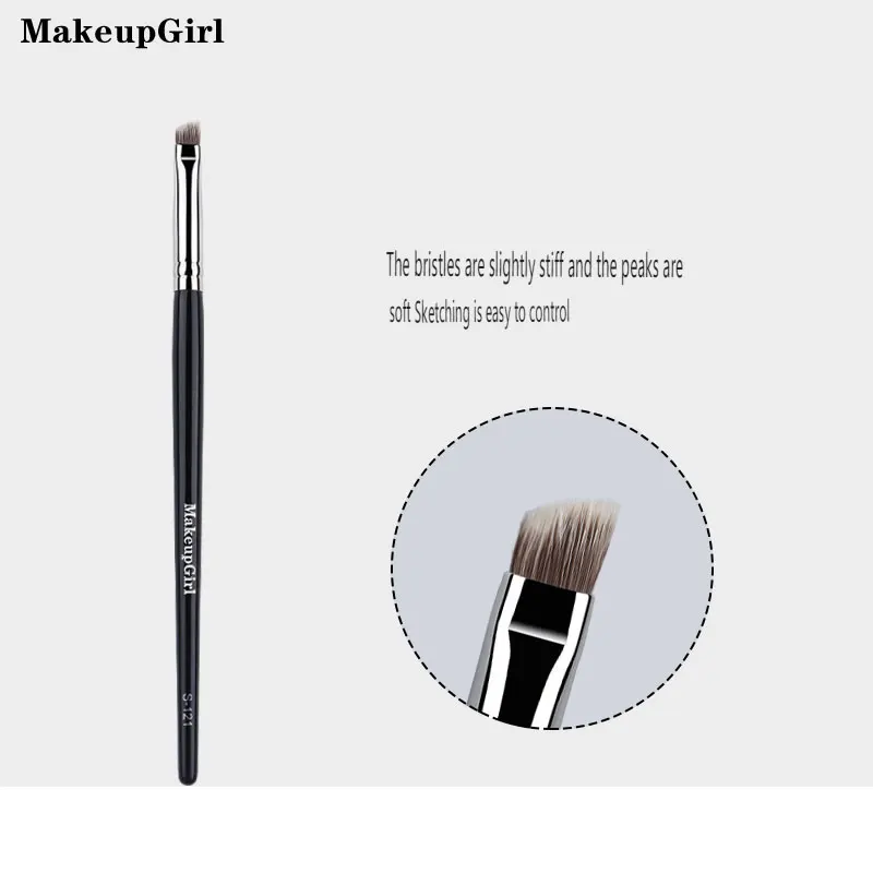 MakeupGirl Siyah Makyaj Fırçalar Yüz Yumuşak Kabarık Vakfı Kaş Fırçası Yüksek Kaliteli Kapatıcı Makyaj Fırçalar Güzellik Araçları