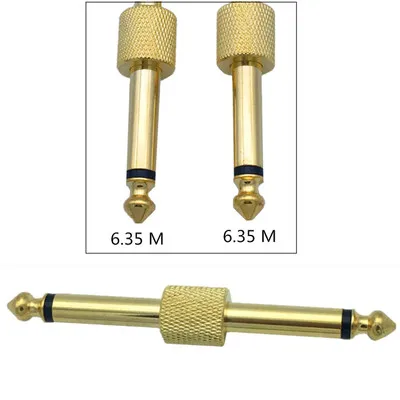 Metal 6.35 mm (1/4 İnç) Mono Fişmetal 6.35 mm (1/4 İnç) Mono Fiş Adaptörü-Altın Kaplama