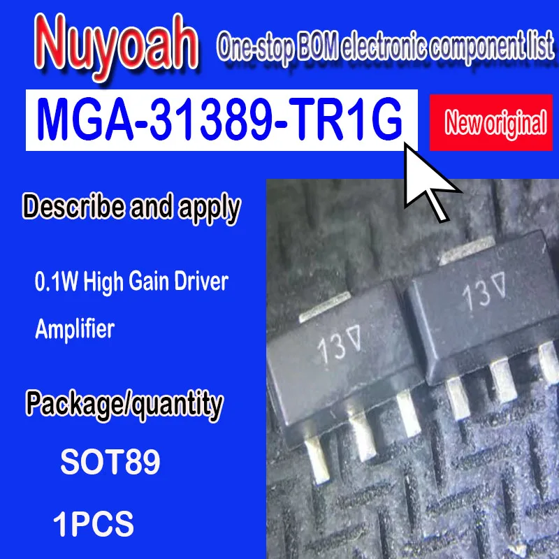 MGA-31389-TR1G MGA-31389 Yeni orijinal nokta 13 * yüksek doğrusal kazanç RF amplifikatörü güç amplifikatörü 0.1 W Yüksek Kazanç sürücü amplifikatörü