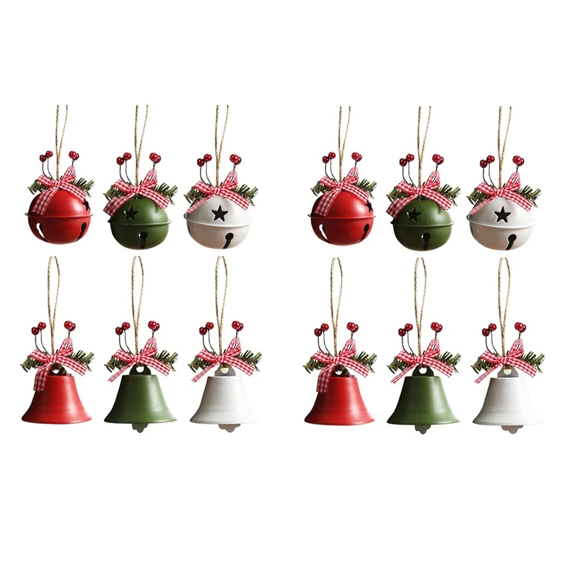 Noel Süslemeleri Zanaat Bells Süsler Metal Jingle Bells Çiftlik Evi Merry Christmas ağaç dekor Bells Ev İçin