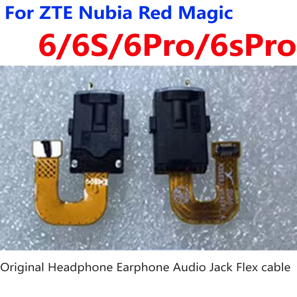 Orijinal Kulaklık Kulaklık Ses Jakı Flex kablo ZTE Nubia Kırmızı Sihirli 6 6 pro 6s 6s pro Telefon Değiştirme