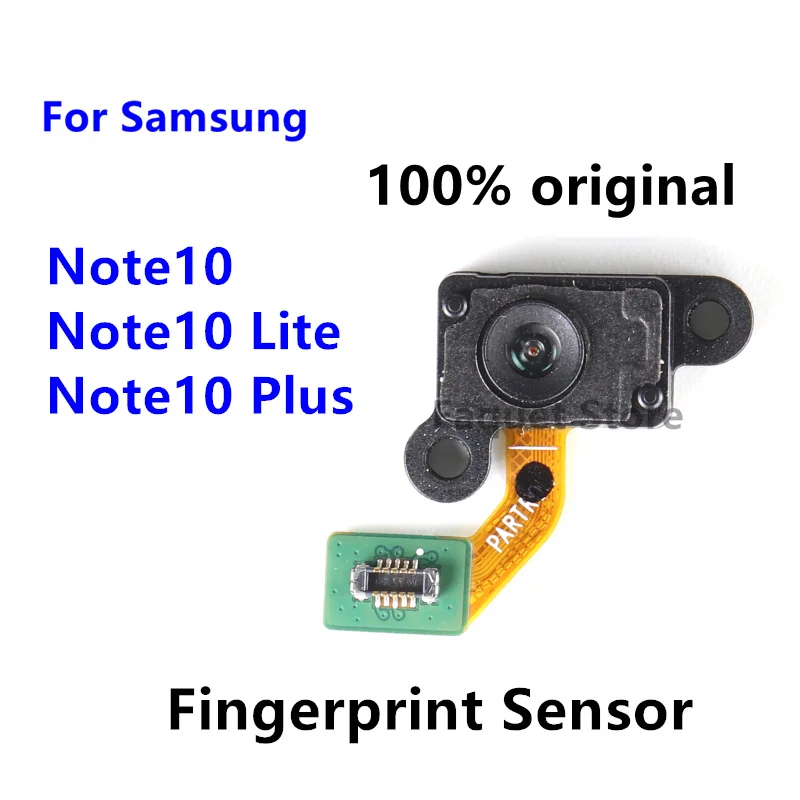 Orijinal Samsung Galaxy Not İçin 10 Artı Lite Note10 N770 Dokunmatik KİMLİK Parmak İzi Sensörü Ana Düğme Flex Kablo Note10 + N970 N975F