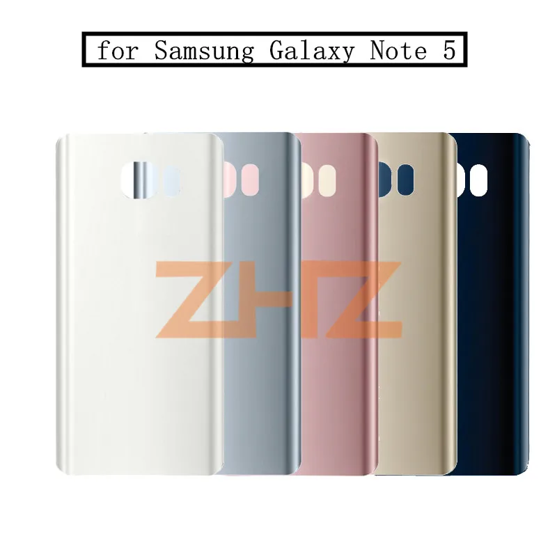 SAMSUNG Galaxy Not 5 için Pil arka kapak Arka Kapı Konut Cam Galaxy Note5 N920T N920A N920İ N920G Onarım Parçaları