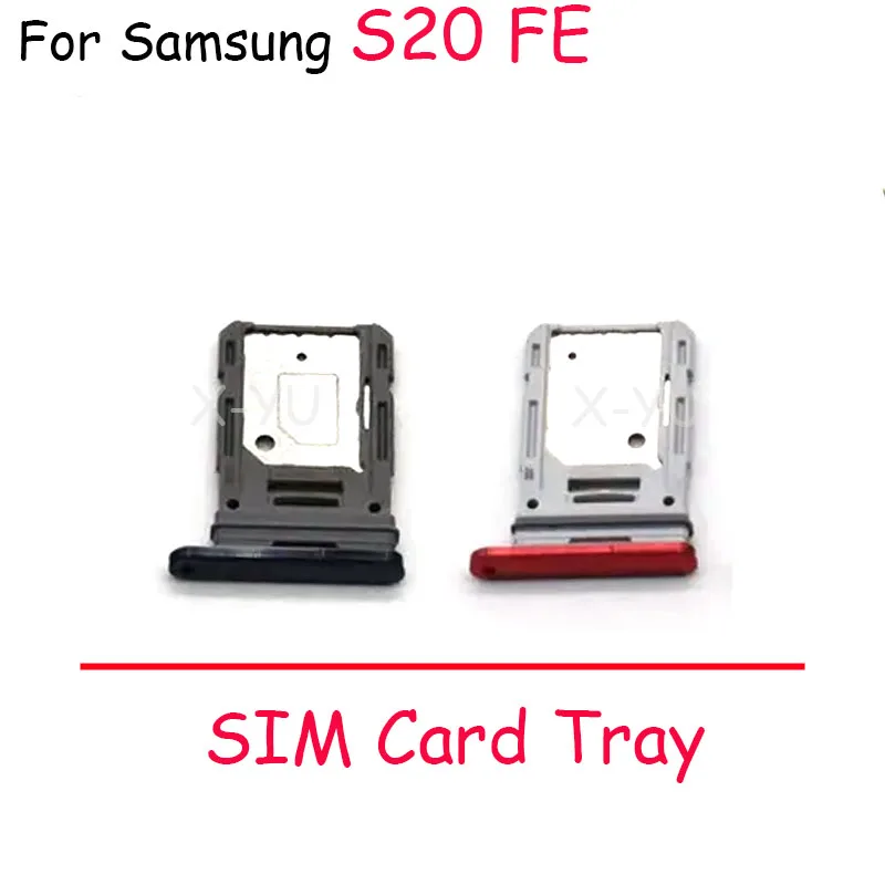Samsung Galaxy S20 FE S20FE SIM Kart Tepsi Tutucu Yuvası Adaptörü Yedek Parça Tamir
