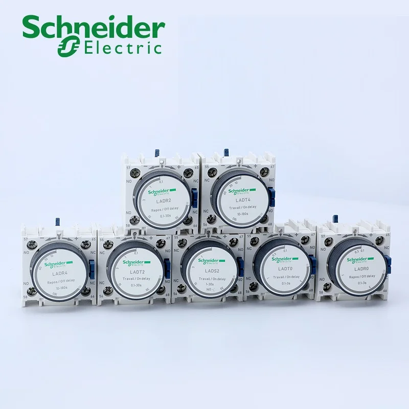 Schneider LADT0 LADT2 LADT4 LADS2 LADR0 LADR2 LADR4 Yeni ve Orijinal Zaman gecikmesi yardımcı kontak blokları