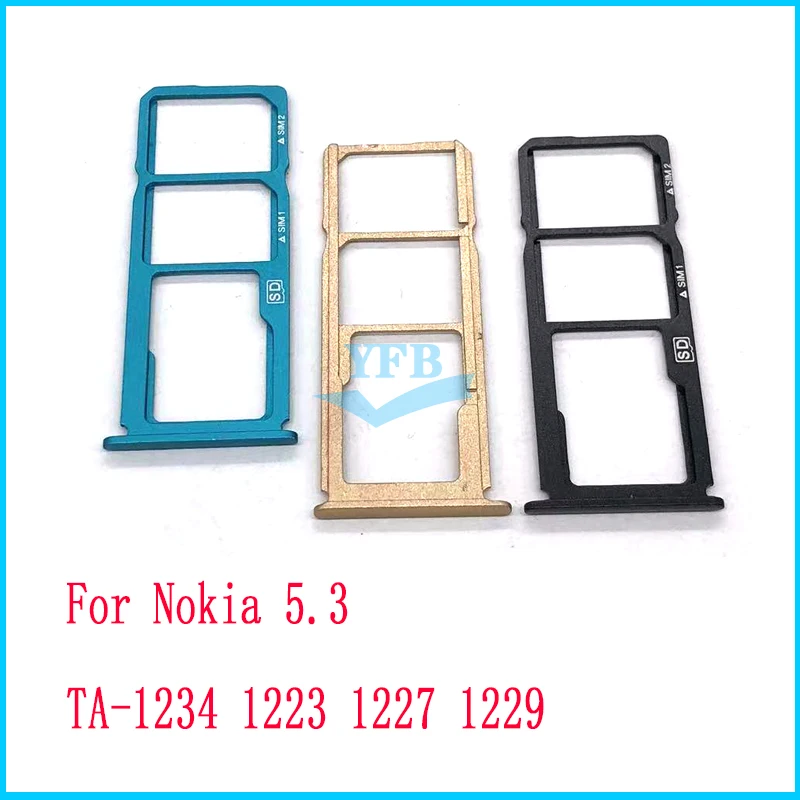 Sım Kart Tepsi Tutucu Nokia 4.2 5.3 5.4 İçin SD Bellek Okuyucu Soket Adaptörü Yedek Parçalar