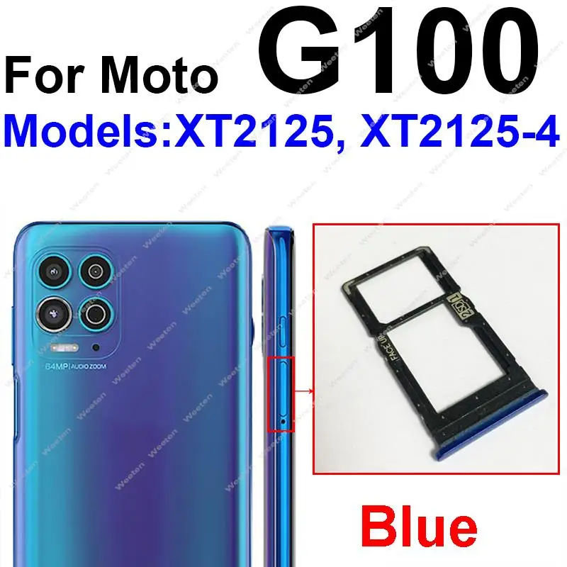 Sım Kart Tepsi Yuvası Tutucu Motorola MOTO G100 G200 5G Sım SD Kart okuyucu Soket Adaptörü Onarım Parçaları