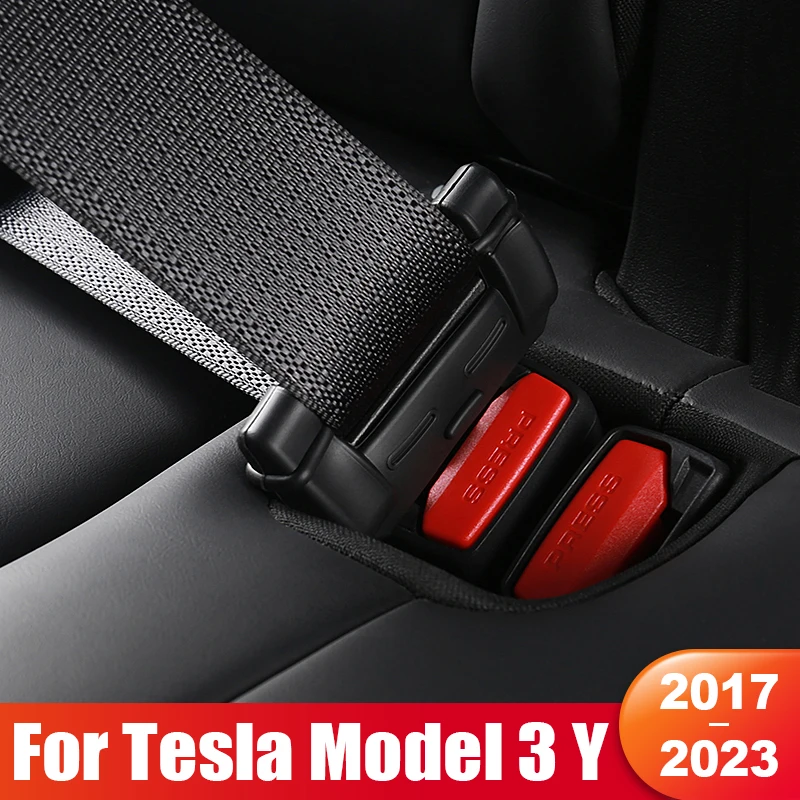 Tesla Modeli 3 Model Y için 2017- 2021 2022 2023 2024 Emniyet Kemeri Koruyucu silikon kol örtüsü Emniyet Kemeri Klipsi Aksesuarları