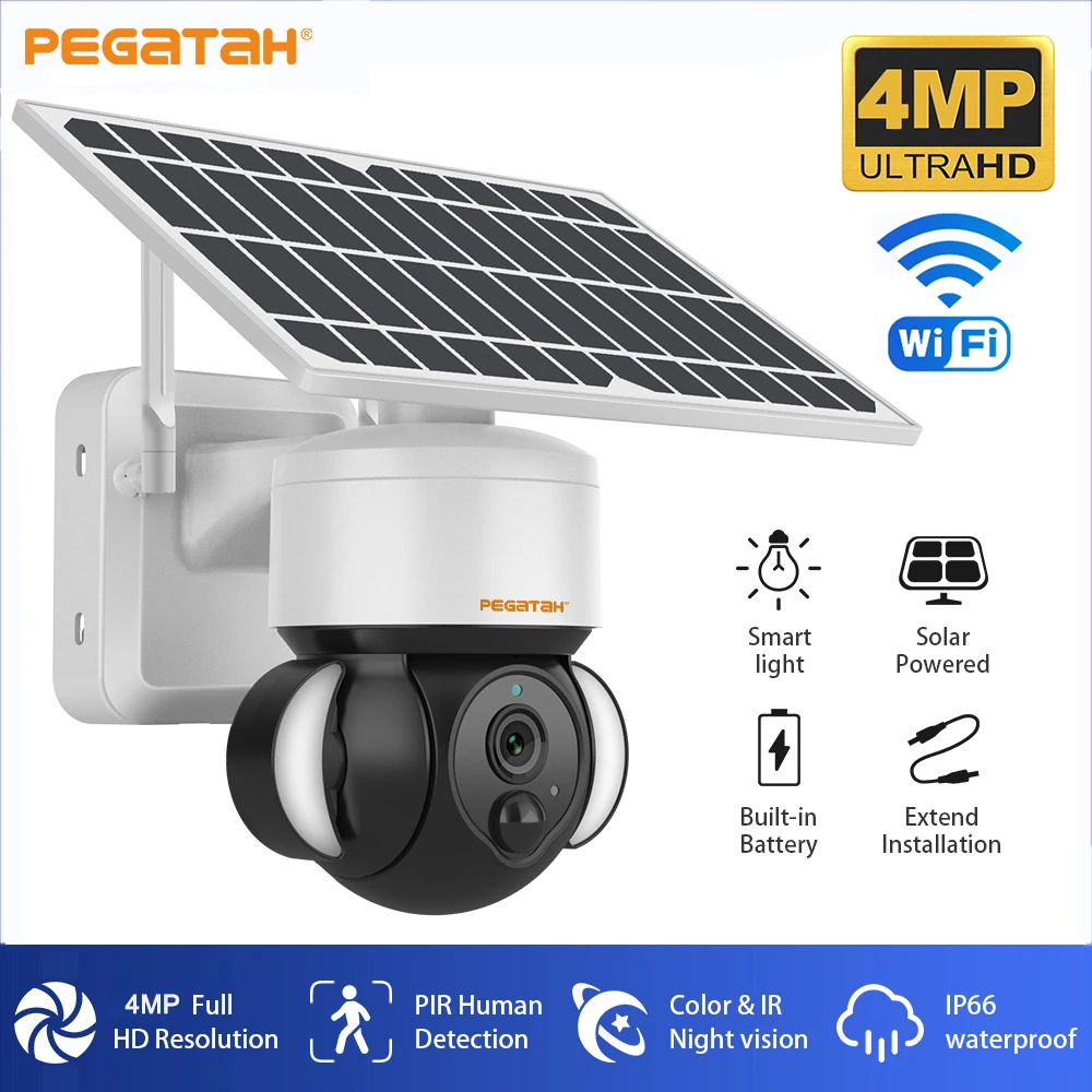 WİFİ Güneş Kamera 4G Açık Kablosuz CCTV Güneş bahçe lambası Güvenlik İzleme Pil Kamera Ağ İzleme Ekipmanları