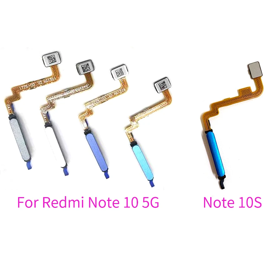 Xiaomi Redmi için Not 10S 10 Pro 5G Parmak İzi Sensörü Ana Düğme Şerit Flex Kablo