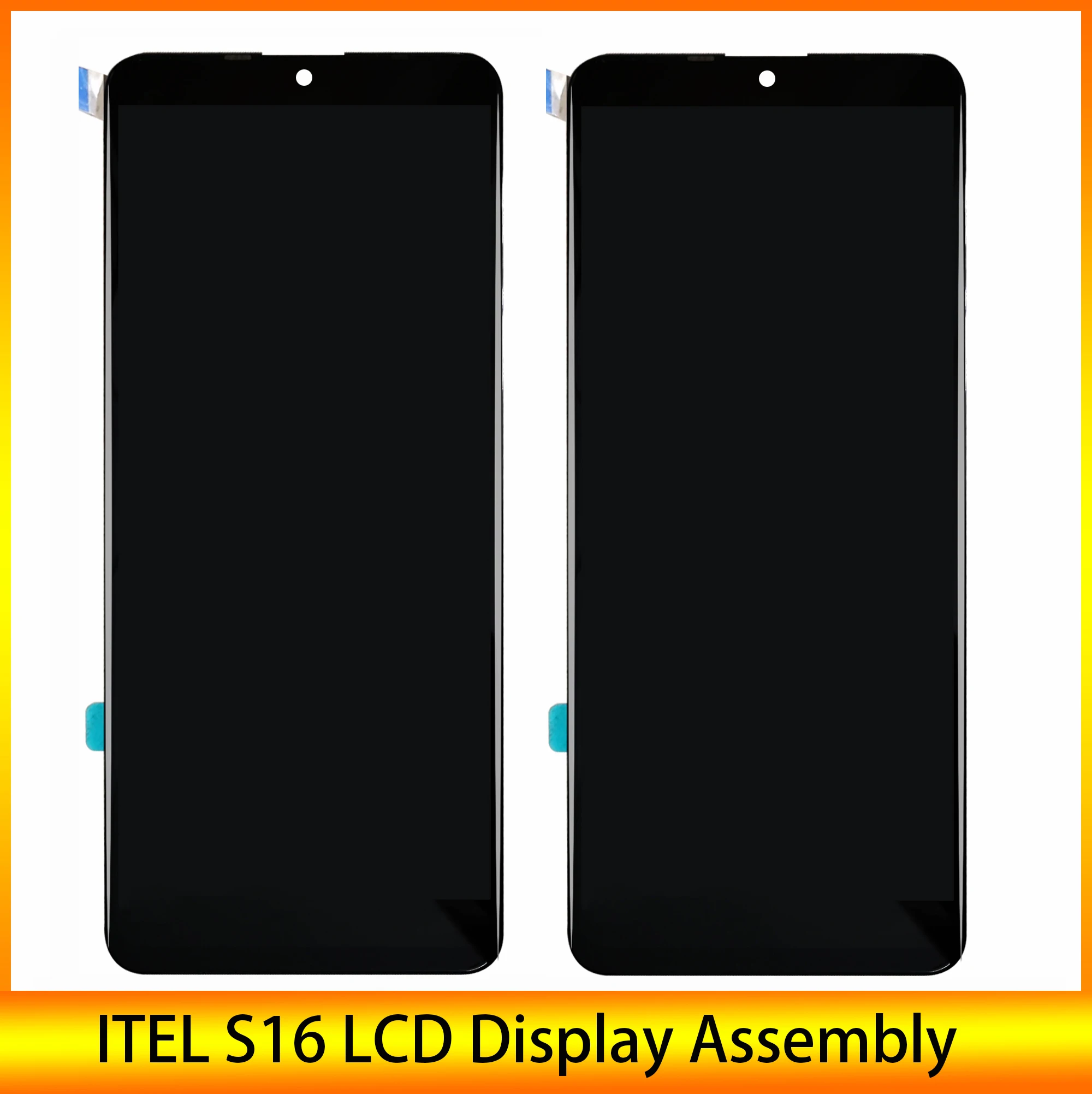 Yeni 6.5 inç LCD ITEL S16 LCD ekran + Dokunmatik Ekran Digitizer Meclisi Araçları İle