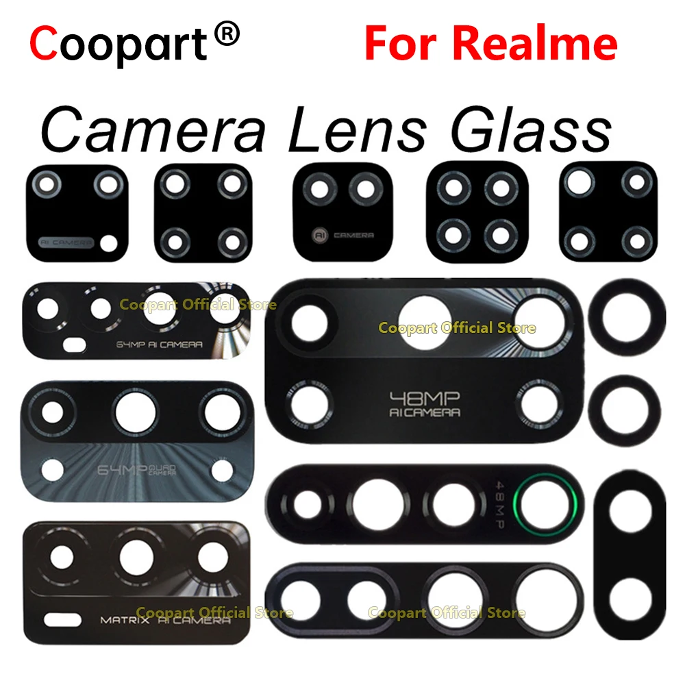 Yeni Ana Arka Arka Kamera Cam Lens Realme İçin 3 Pro 5 6 7 8 5G 5i 6i 7i 8i Küresel C1 C3 C11 C21 C25 XT X2 Pro Yedek parça