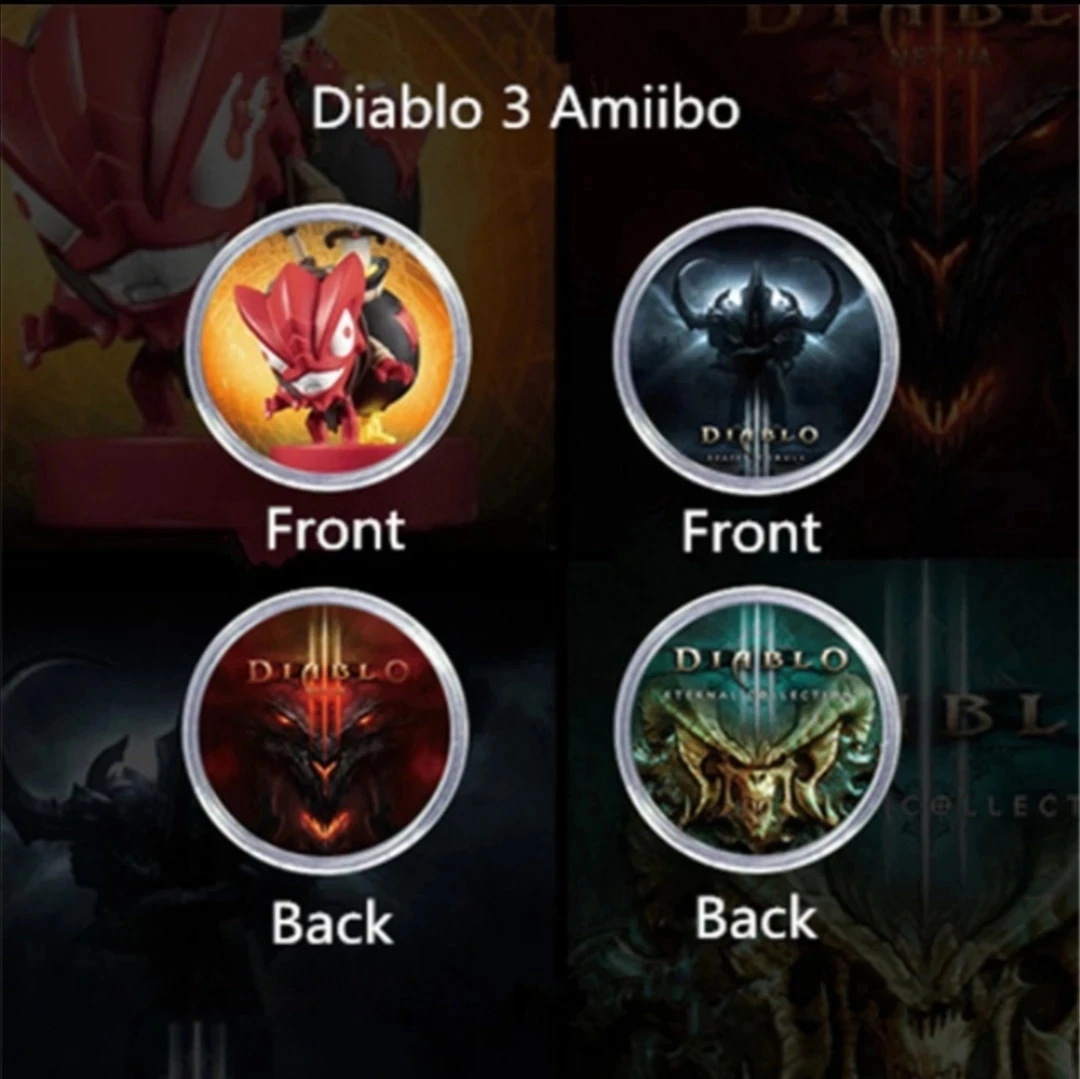 Yeni Veri 2 Adet Yağma Goblin Diablo 3 NFC Kart Koleksiyonu Sikke Oyun Kartı NS Anahtarı Oyun Ntag215 Çip Hızlı Kargo