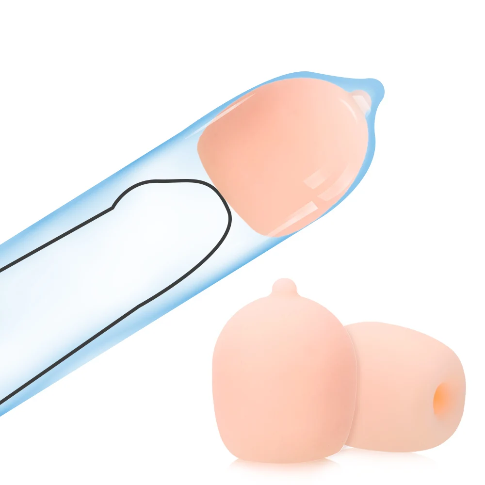 Yeniden kullanılabilir Normal Prezervatif Kafa Eki Topu Penis Büyütme Genişletici Boncuk Erotik Seks Oyuncakları Erkekler İçin Yetişkin Seks Ürünleri