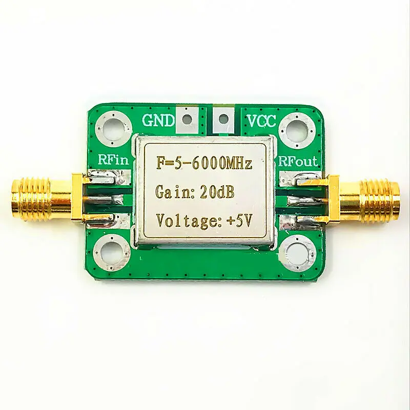 YENİ 5 M-6 GHz RF ultra geniş bant Orta güç amplifikatörü Kazanç 20dB