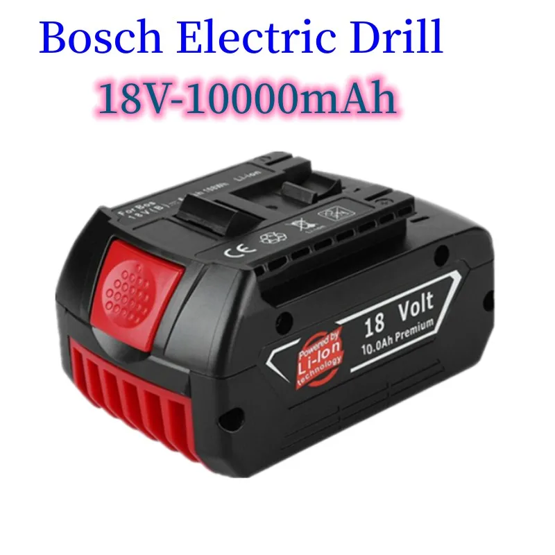Şarj cihazı Bosch Elektrikli Matkap için 18V 10000 mAh li-ion pil BAT609, BAT609G, BAT618, BAT618G, BAT614, 2607336236 şarj cihazı
