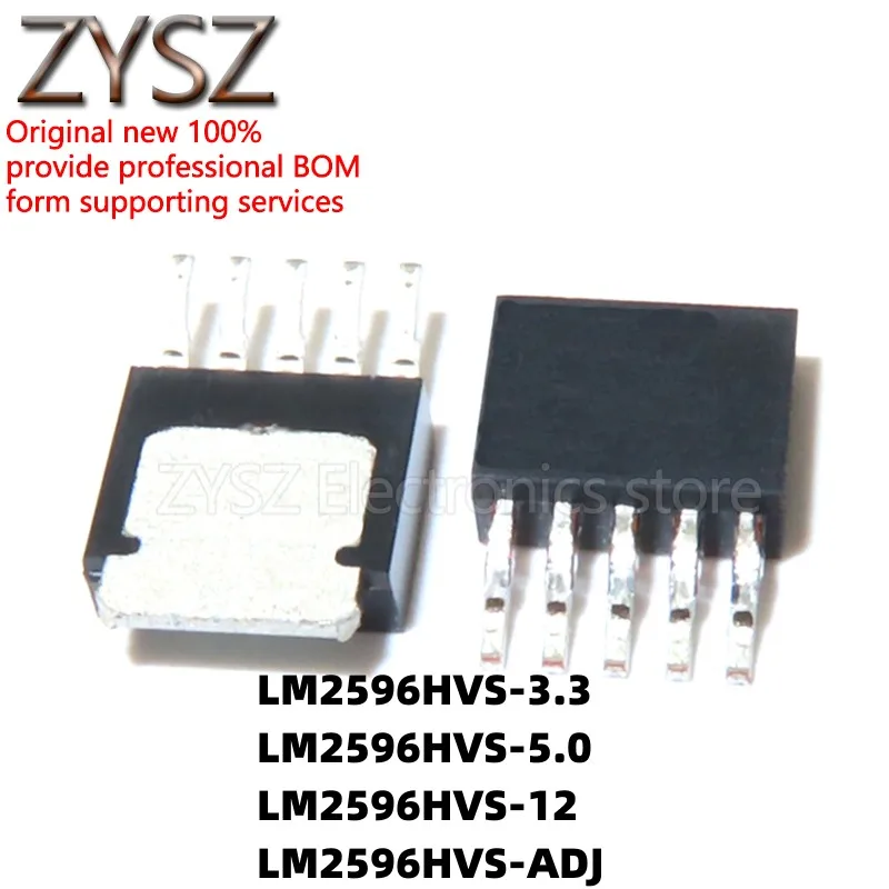 1 ADET LM2596HVS-5.0 V/3.3 V/12 V/SIFAT çip TO-263 - 5 voltaj regülatör çipi