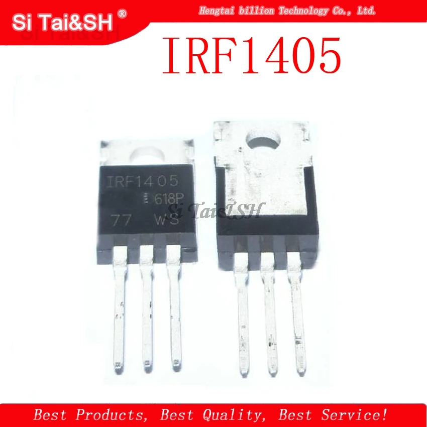 10 adet / grup IRF1405 TO-220 169A55V N-kanal MOSFET, MOS tüp araba orijinal otantik