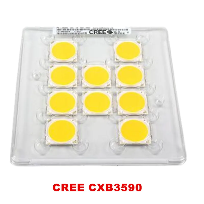 10 adet / grup Orijinal Cree COB CXB3590 led CXB 3590 3000 K 3500 K 5000 K 6500 K 80 CRI 36 V sürümü