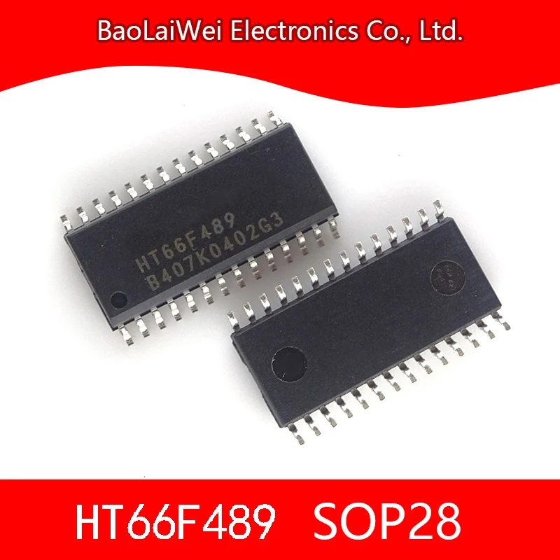 10 adet HT66F489 28SOP ıc çip Elektronik Bileşenler Entegre Devreler Aktif Bileşenler MCU