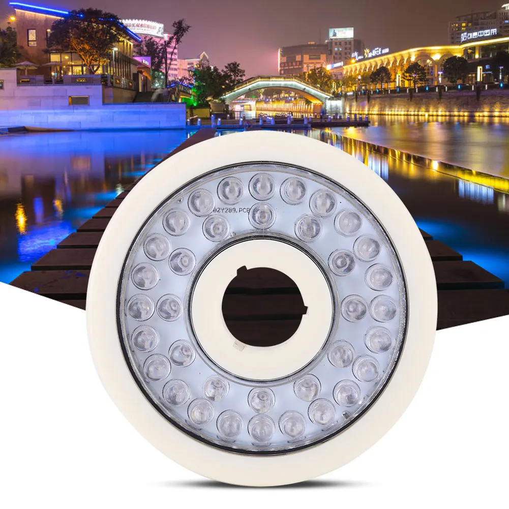 140mm 24V LED Renkli Sualtı Lamba IP68 Su Geçirmez Yüzme havuz ışığı Gölet Çeşmesi Lambası bahçe lambası Aydınlatma Dekorasyon