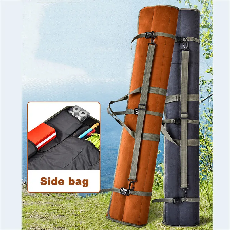 150cm Olta Çantası Taşınabilir Tek Katmanlı Kasa Olta takımı Depolama Aksesuarları Roll Up Katlanabilir Balıkçılık Şemsiye Çantası