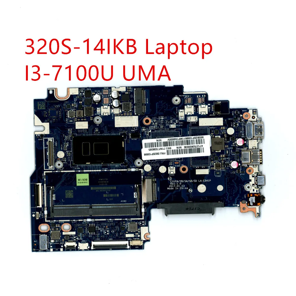 Anakart İçin Lenovo ıdeapad 320S-14IKB Tablet Anakart I3-7100U UMA 5B20P10898